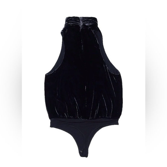 Joie Ryona Sleeveless Velvet Turtleneck Bodysuit, Black - SZ Small NWT! - Picture 3 of 7